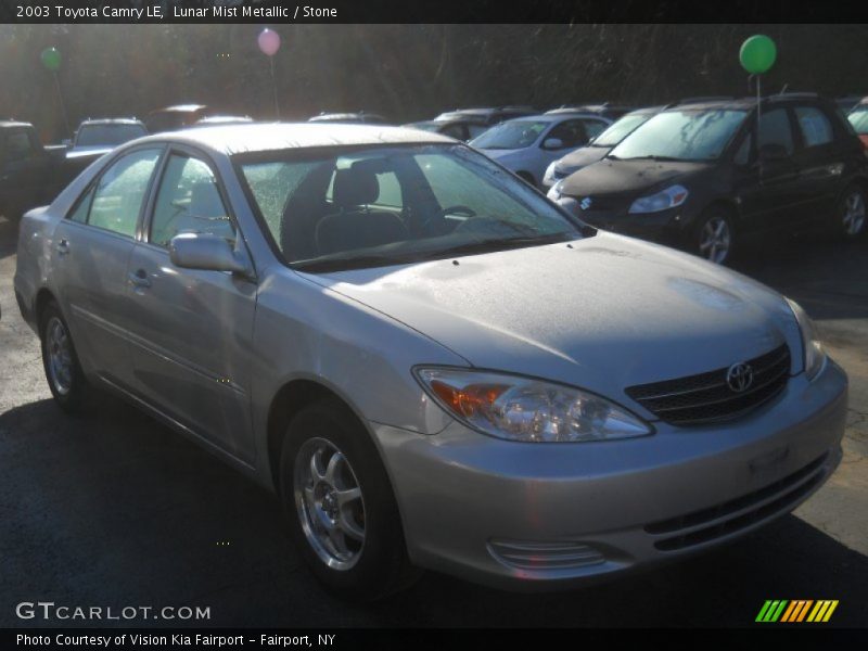Lunar Mist Metallic / Stone 2003 Toyota Camry LE