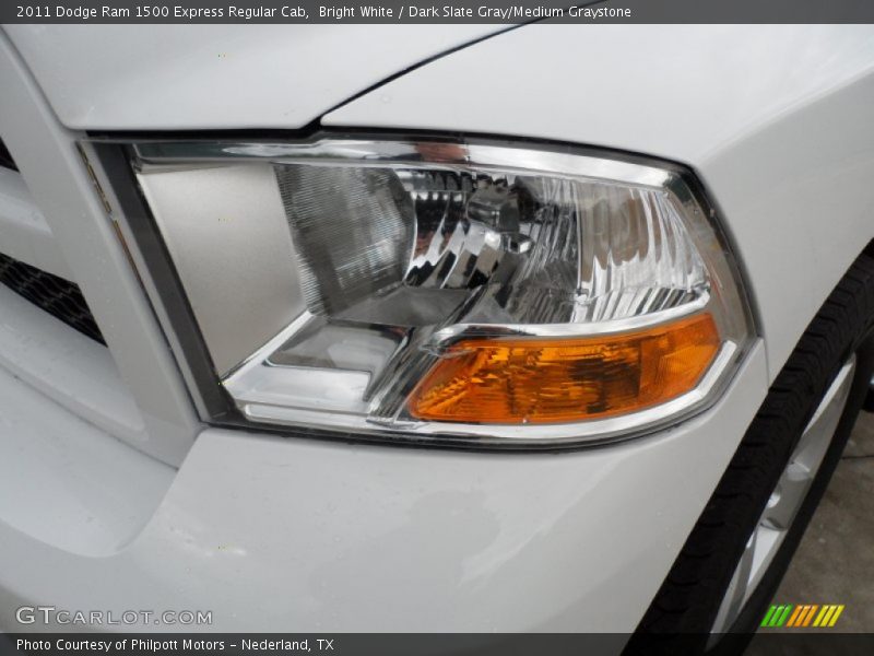 Bright White / Dark Slate Gray/Medium Graystone 2011 Dodge Ram 1500 Express Regular Cab