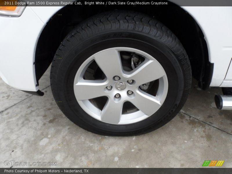 Bright White / Dark Slate Gray/Medium Graystone 2011 Dodge Ram 1500 Express Regular Cab