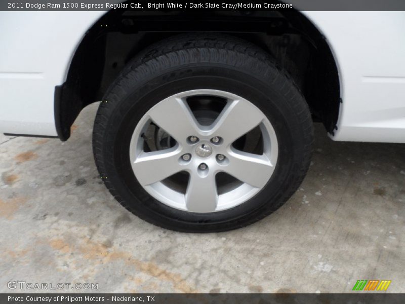 Bright White / Dark Slate Gray/Medium Graystone 2011 Dodge Ram 1500 Express Regular Cab