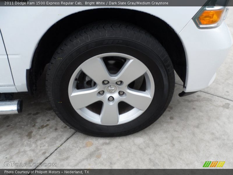 Bright White / Dark Slate Gray/Medium Graystone 2011 Dodge Ram 1500 Express Regular Cab