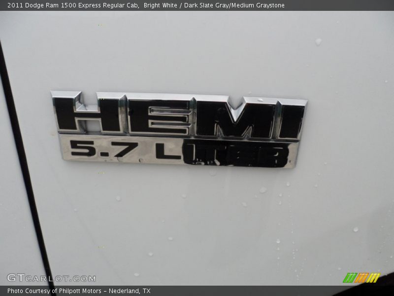 Bright White / Dark Slate Gray/Medium Graystone 2011 Dodge Ram 1500 Express Regular Cab
