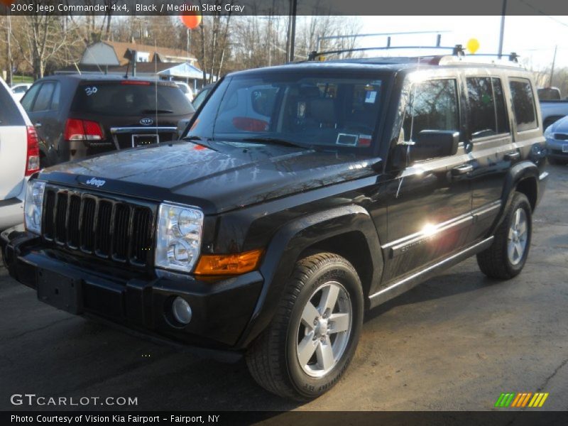 Black / Medium Slate Gray 2006 Jeep Commander 4x4