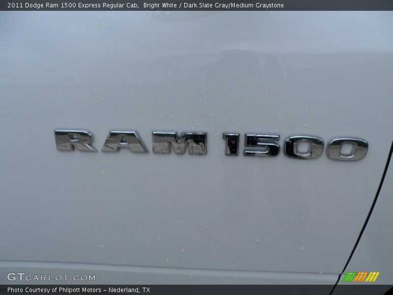 Bright White / Dark Slate Gray/Medium Graystone 2011 Dodge Ram 1500 Express Regular Cab