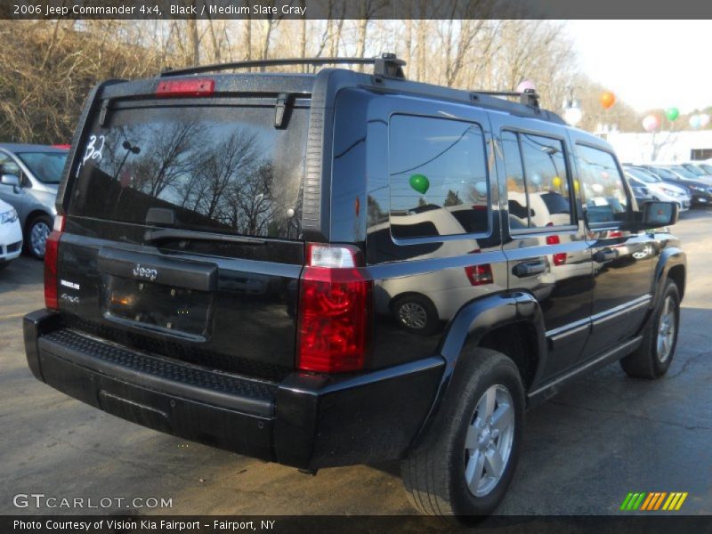 Black / Medium Slate Gray 2006 Jeep Commander 4x4