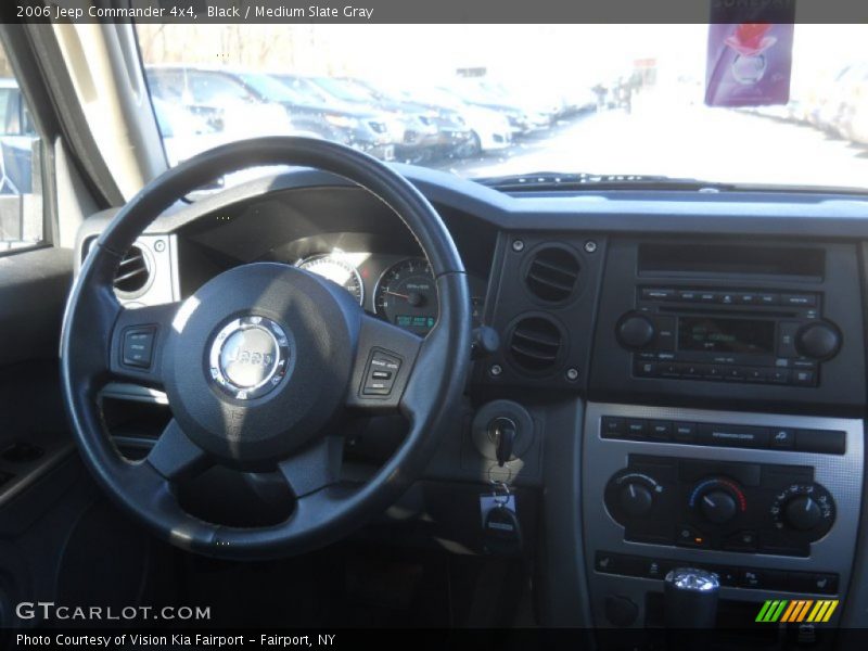 Black / Medium Slate Gray 2006 Jeep Commander 4x4