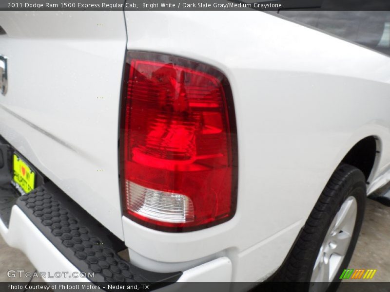Bright White / Dark Slate Gray/Medium Graystone 2011 Dodge Ram 1500 Express Regular Cab