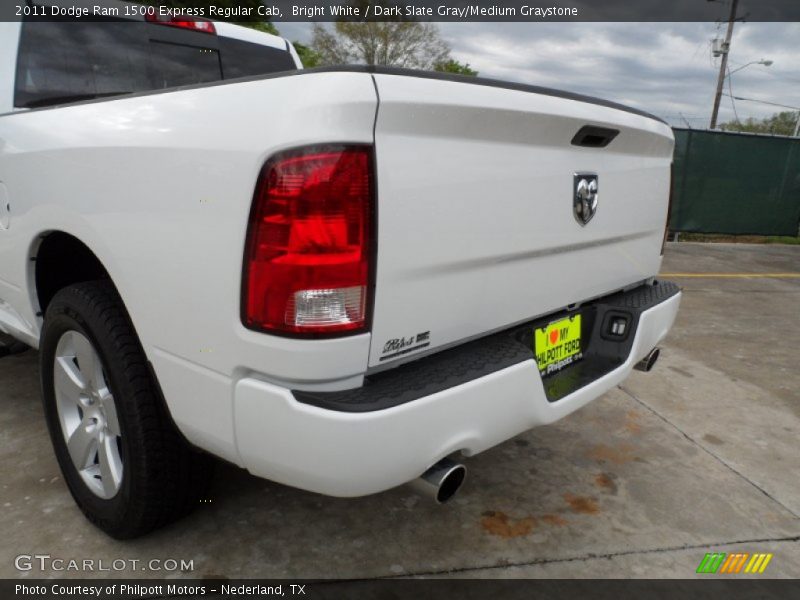 Bright White / Dark Slate Gray/Medium Graystone 2011 Dodge Ram 1500 Express Regular Cab