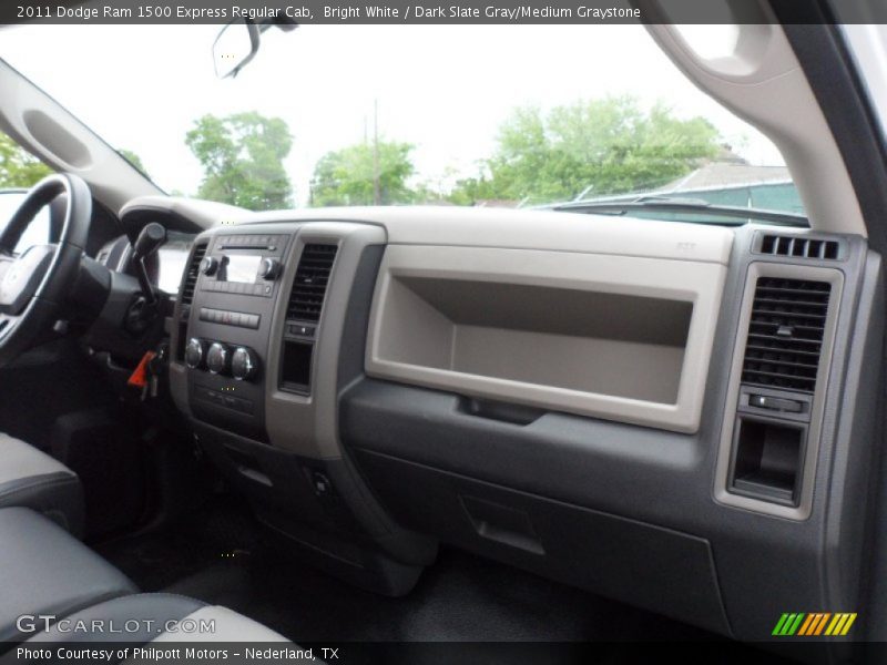 Bright White / Dark Slate Gray/Medium Graystone 2011 Dodge Ram 1500 Express Regular Cab