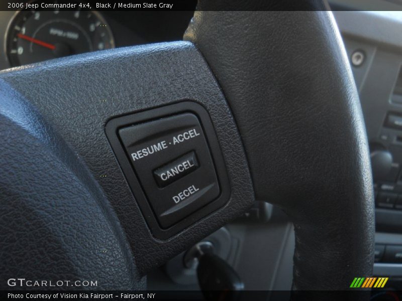 Black / Medium Slate Gray 2006 Jeep Commander 4x4