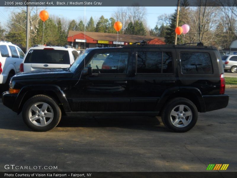 Black / Medium Slate Gray 2006 Jeep Commander 4x4