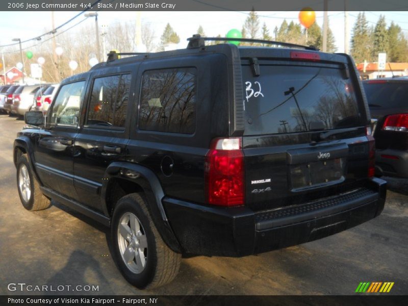 Black / Medium Slate Gray 2006 Jeep Commander 4x4