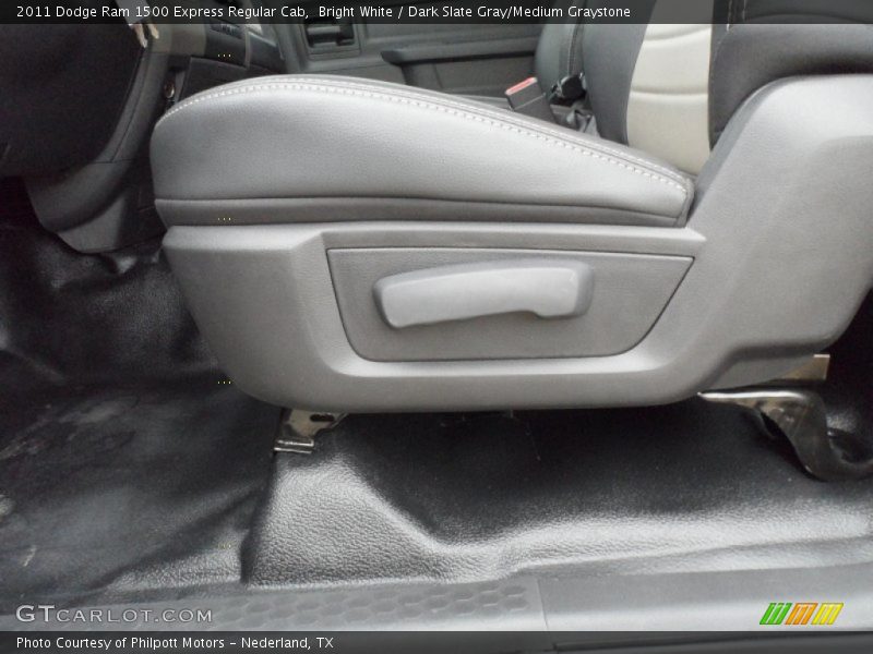 Bright White / Dark Slate Gray/Medium Graystone 2011 Dodge Ram 1500 Express Regular Cab