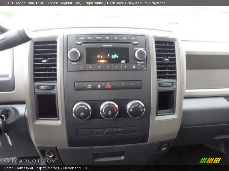 Bright White / Dark Slate Gray/Medium Graystone 2011 Dodge Ram 1500 Express Regular Cab