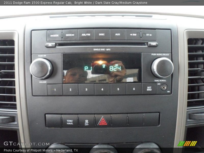 Bright White / Dark Slate Gray/Medium Graystone 2011 Dodge Ram 1500 Express Regular Cab
