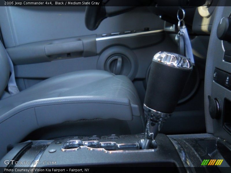 Black / Medium Slate Gray 2006 Jeep Commander 4x4