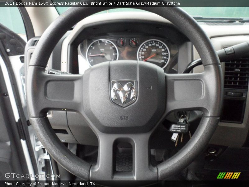  2011 Ram 1500 Express Regular Cab Steering Wheel