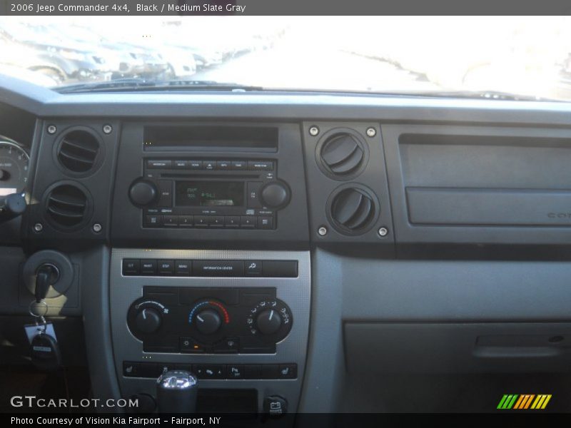Black / Medium Slate Gray 2006 Jeep Commander 4x4