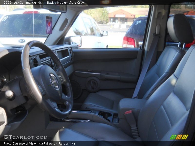 Black / Medium Slate Gray 2006 Jeep Commander 4x4