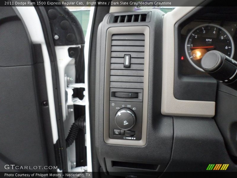 Bright White / Dark Slate Gray/Medium Graystone 2011 Dodge Ram 1500 Express Regular Cab