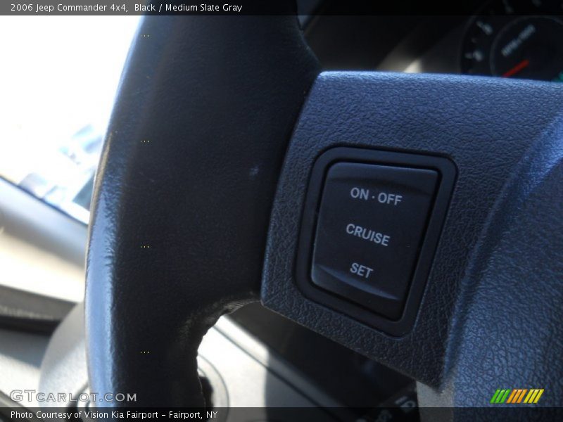 Black / Medium Slate Gray 2006 Jeep Commander 4x4