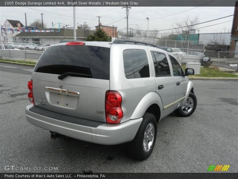 Bright Silver Metallic / Medium Slate Gray 2005 Dodge Durango Limited 4x4