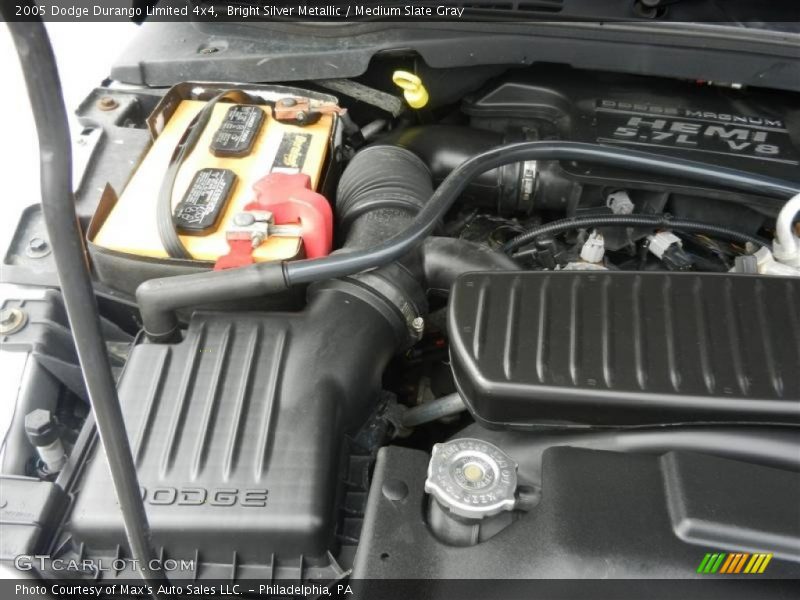 Bright Silver Metallic / Medium Slate Gray 2005 Dodge Durango Limited 4x4