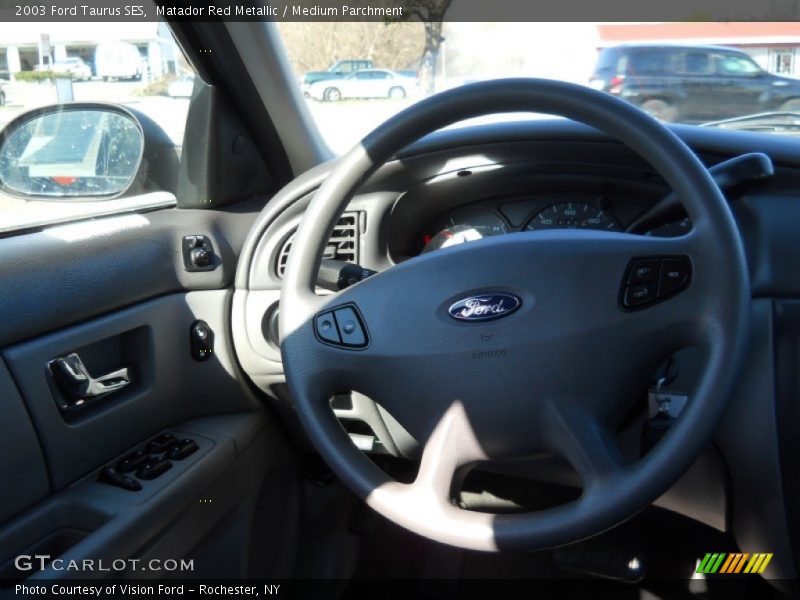 Matador Red Metallic / Medium Parchment 2003 Ford Taurus SES