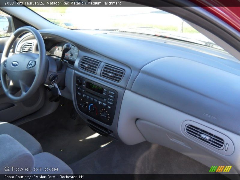 Matador Red Metallic / Medium Parchment 2003 Ford Taurus SES