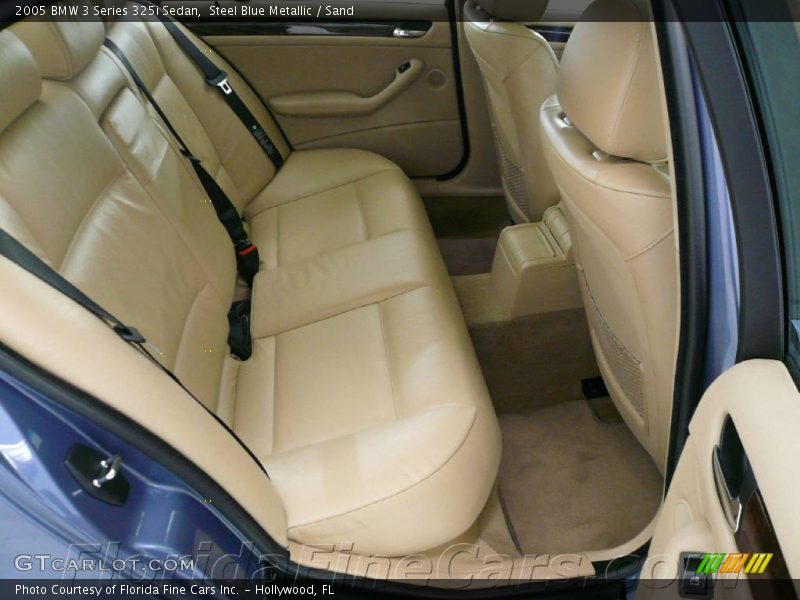 Steel Blue Metallic / Sand 2005 BMW 3 Series 325i Sedan