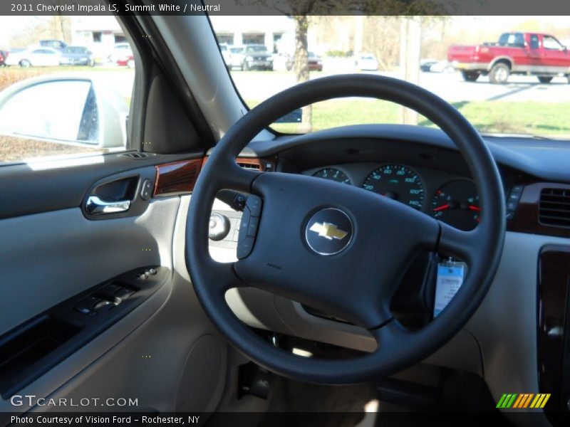 Summit White / Neutral 2011 Chevrolet Impala LS