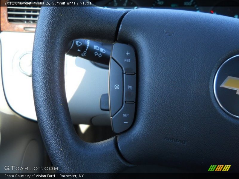 Summit White / Neutral 2011 Chevrolet Impala LS