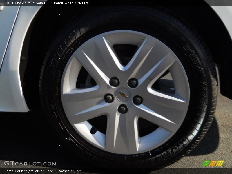 Summit White / Neutral 2011 Chevrolet Impala LS