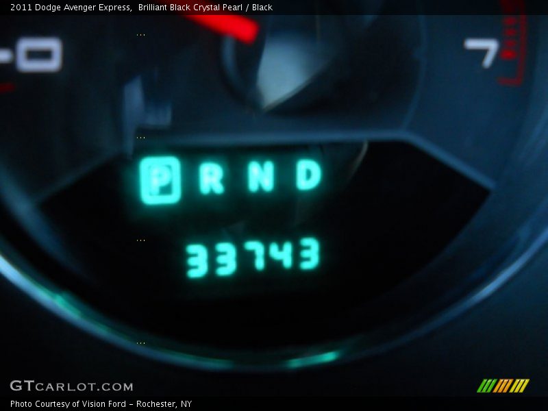 Brilliant Black Crystal Pearl / Black 2011 Dodge Avenger Express