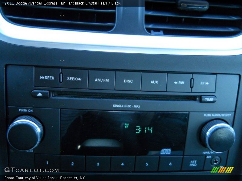 Brilliant Black Crystal Pearl / Black 2011 Dodge Avenger Express