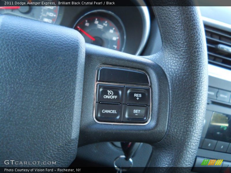 Brilliant Black Crystal Pearl / Black 2011 Dodge Avenger Express