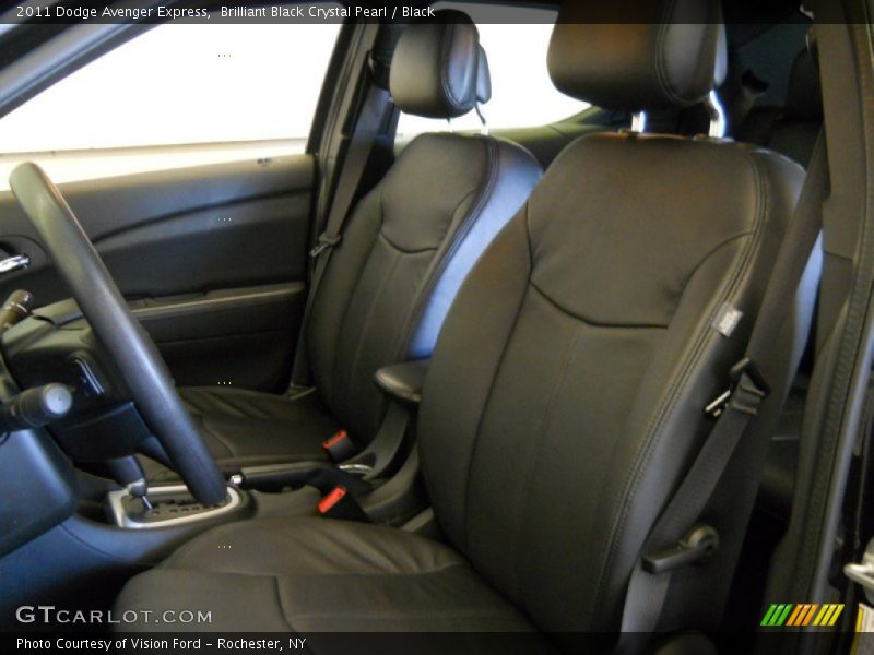 Brilliant Black Crystal Pearl / Black 2011 Dodge Avenger Express