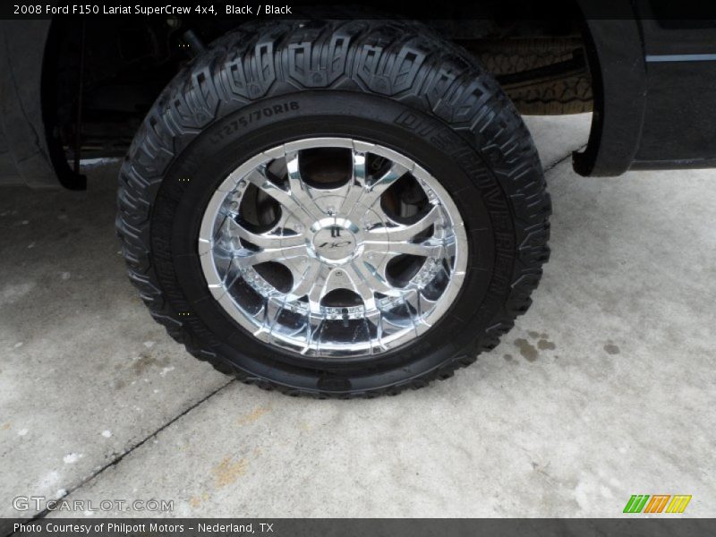 Custom Wheels of 2008 F150 Lariat SuperCrew 4x4