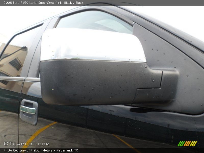 Black / Black 2008 Ford F150 Lariat SuperCrew 4x4
