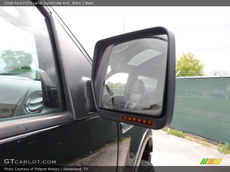 Black / Black 2008 Ford F150 Lariat SuperCrew 4x4