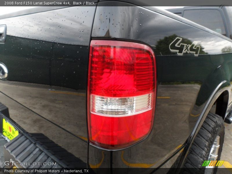 Black / Black 2008 Ford F150 Lariat SuperCrew 4x4
