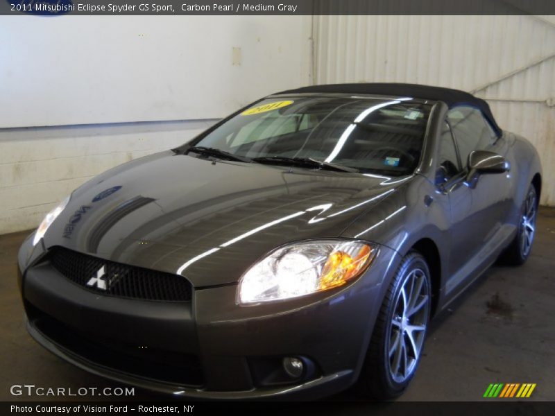 Carbon Pearl / Medium Gray 2011 Mitsubishi Eclipse Spyder GS Sport