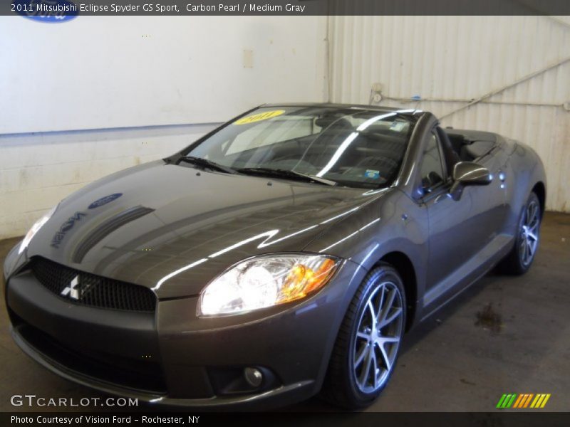 Carbon Pearl / Medium Gray 2011 Mitsubishi Eclipse Spyder GS Sport