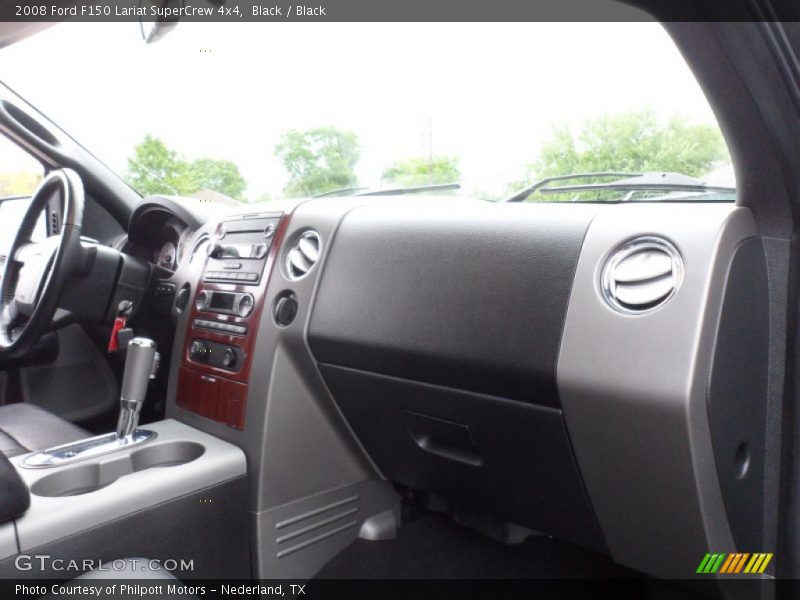 Black / Black 2008 Ford F150 Lariat SuperCrew 4x4