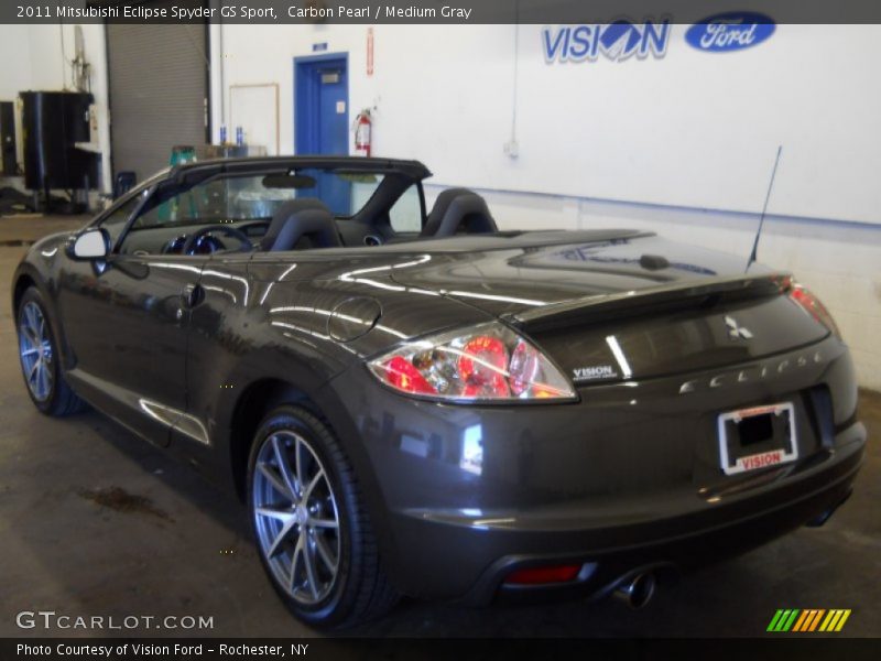 Carbon Pearl / Medium Gray 2011 Mitsubishi Eclipse Spyder GS Sport