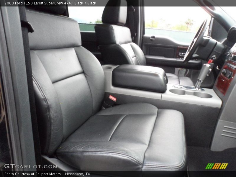 Black / Black 2008 Ford F150 Lariat SuperCrew 4x4