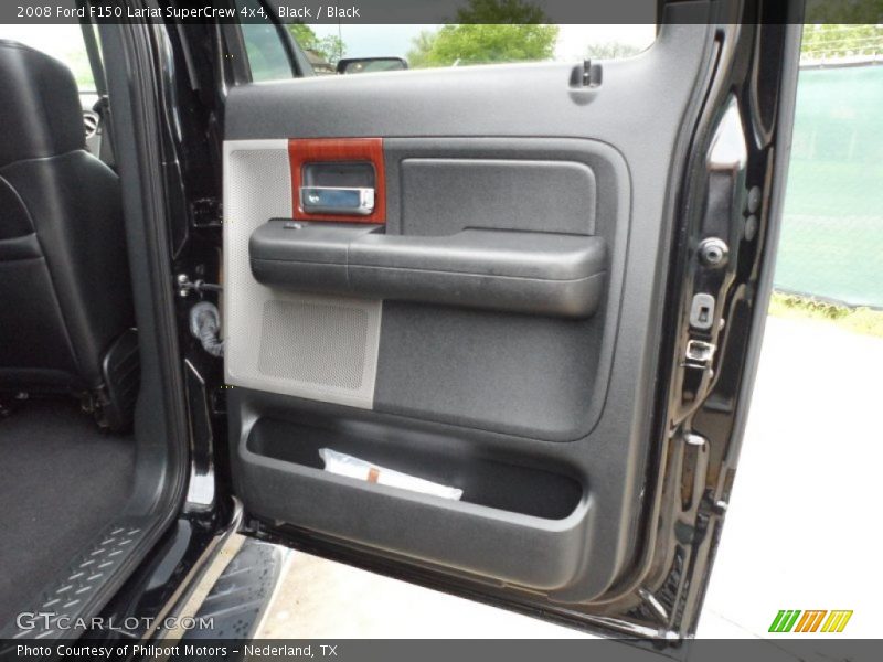 Black / Black 2008 Ford F150 Lariat SuperCrew 4x4