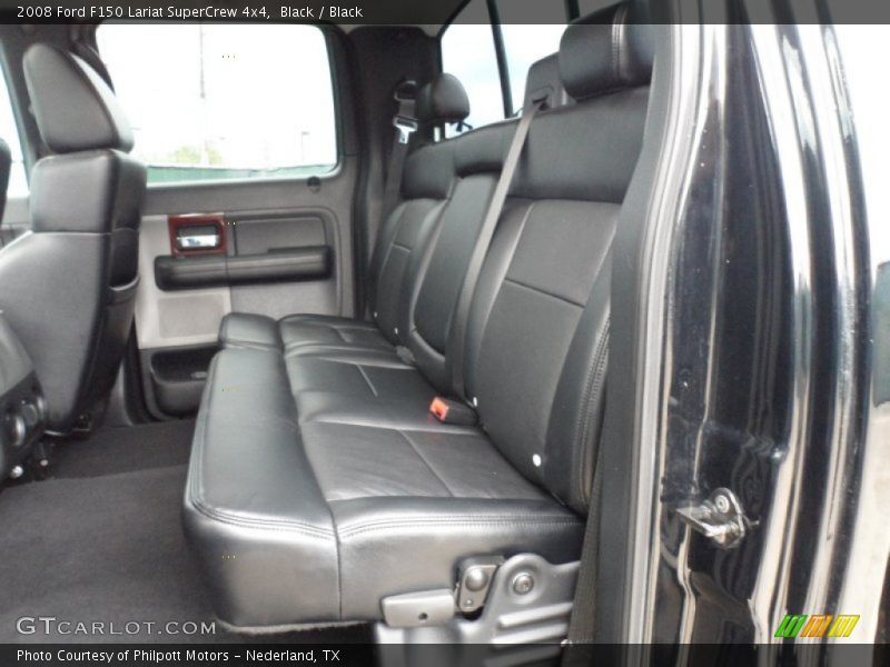Black / Black 2008 Ford F150 Lariat SuperCrew 4x4
