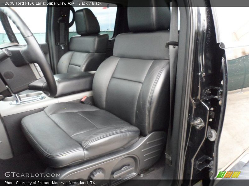 Front Seat of 2008 F150 Lariat SuperCrew 4x4