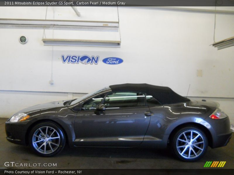Carbon Pearl / Medium Gray 2011 Mitsubishi Eclipse Spyder GS Sport